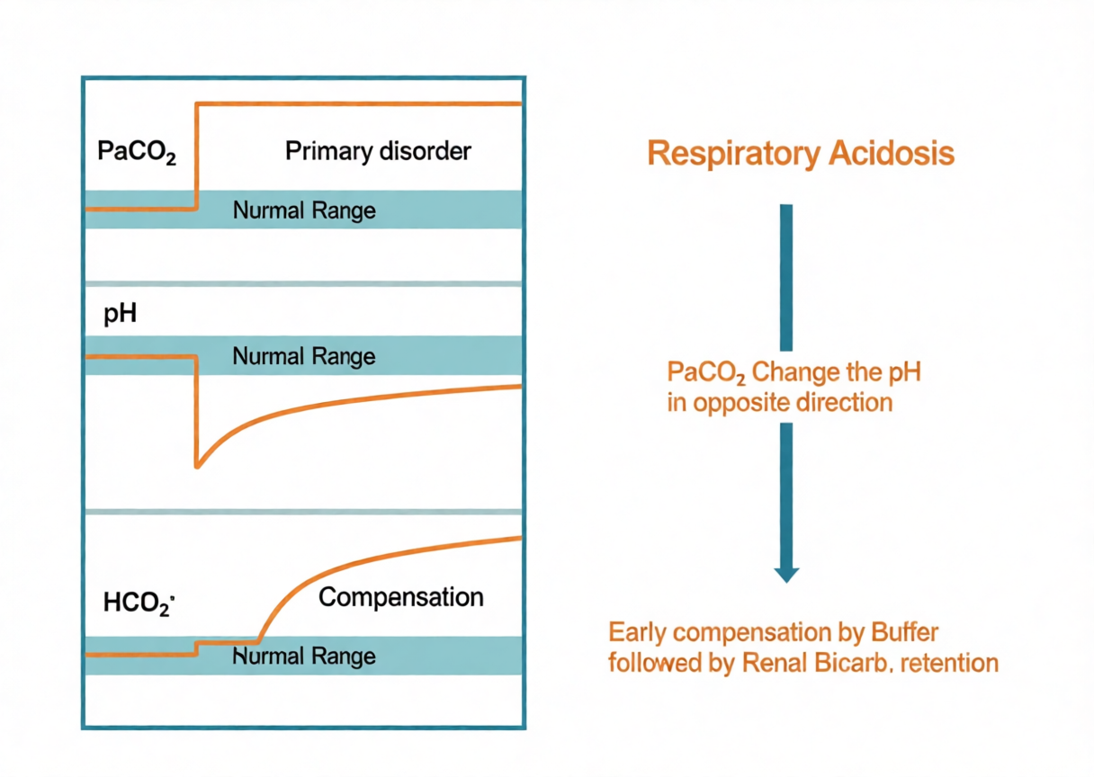 Fig 5 - Respiratory Acidosis trend
